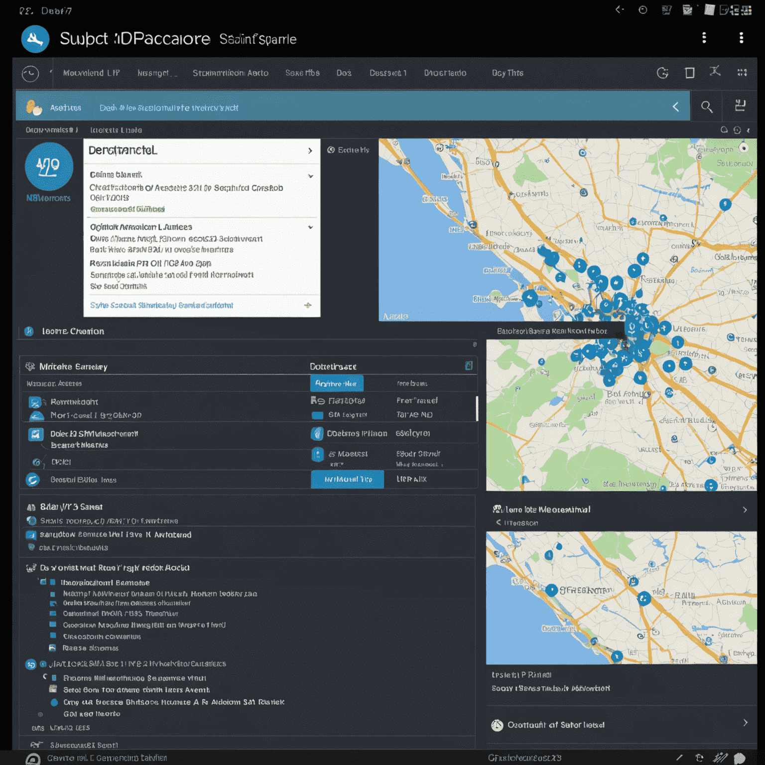 Capture d'écran de l'interface d'Advanced IP Scanner montrant un scan de réseau en cours, avec une liste d'appareils détectés et leurs informations détaillées